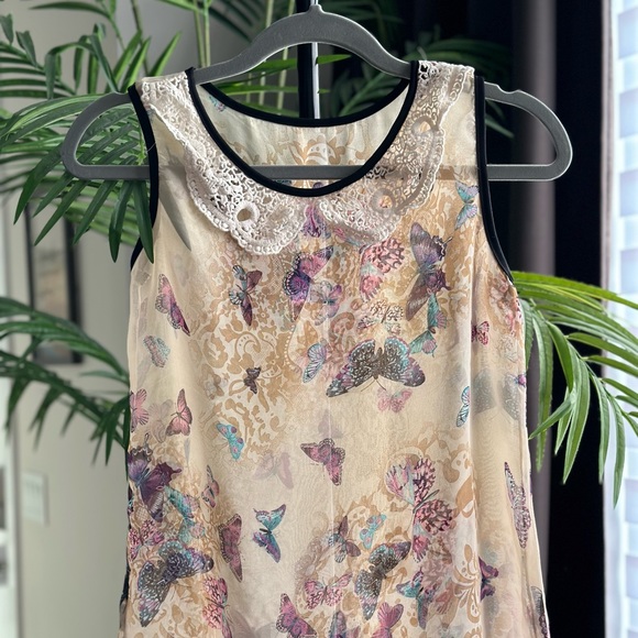 Lacey/Plain Sleeveless Blouses/Tops Bundle Size XS-S - Picture 2 of 11